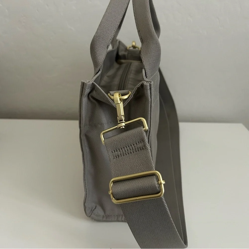Canvelle X-Small Boxy Crossbody Tote Grey - Picture 4 of 13